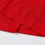 Kids PSG 1/4 Zipper Sweat Kit(Top+Pants) Red 2025/26 - thejerseys