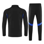 Manchester United 1/4 Zipper Sweat Kit(Top+Pants) Black 2025/26 - thejerseys