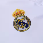 Real Madrid 1/4 Zipper Sweat Kit(Top+Pants) White 2025/26 - thejerseys