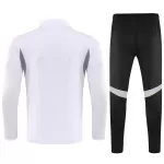 Kids Real Madrid 1/4 Zipper Sweat Kit(Top+Pants) White 2025/26 - thejerseys