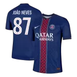JOÃO NEVES #87 PSG Home Match Jersey 2025/26 - thejerseys