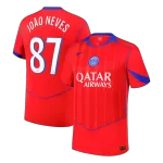 JOÃO NEVES #87 PSG Third Jersey 2025/26 - thejerseys