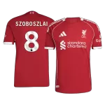 SZOBOSZLAI #8 Liverpool Home Match Jersey 2025/26 - thejerseys