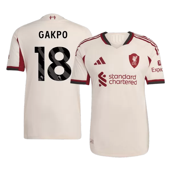 Liverpool GAKPO #18 Away Match Jersey 2025/26 - thejerseys