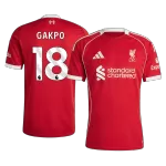 GAKPO #18 Liverpool Home Jersey 2025/26 - thejerseys