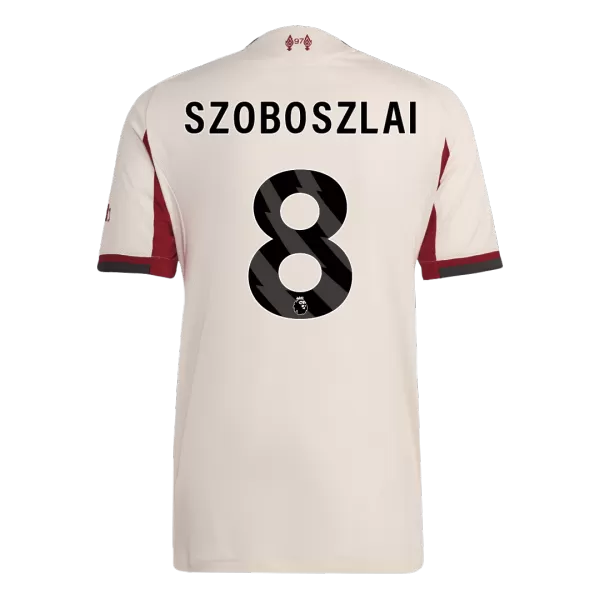 SZOBOSZLAI #8 Liverpool Away Match Jersey Player Version 2025/26 - thejerseys