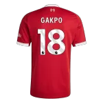 GAKPO #18 Liverpool Home Jersey 2025/26 - thejerseys