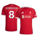 SZOBOSZLAI #8 Liverpool Home Jersey 2025/26 - thejerseys