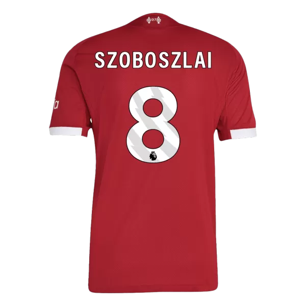 SZOBOSZLAI #8 Liverpool Home Match Jersey 2025/26 - thejerseys