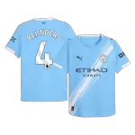 REIJNDERS #4 Manchester City Home Match Jersey 2025/26 - thejerseys