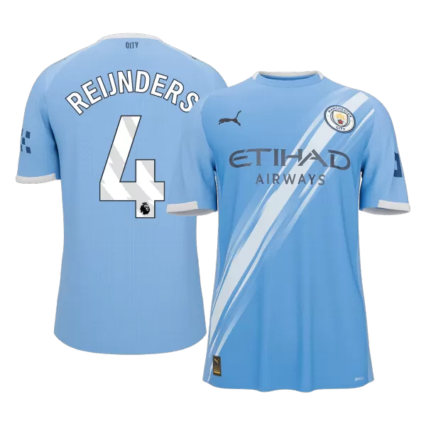 REIJNDERS #4 Manchester City Home Jersey 2025/26 - thejerseys