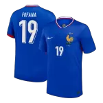 FOFANA #19 France Home Jersey 2024 - thejerseys