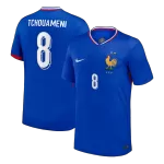 TCHOUAMENI #8 France Home Jersey 2024 - thejerseys