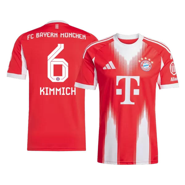 KIMMICH #6 Bayern Munich Home Soccer Jersey 2025/26 Red - thejerseys