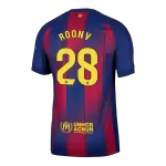 Barcelona ROONY #28 Home Match Jersey 2025/26 - thejerseys