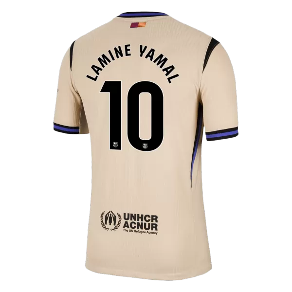 LAMINE YAMAL #10 Barcelona Away Match Jersey Player Version 2025/26 - thejerseys