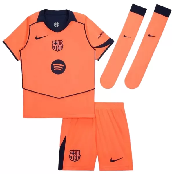 Kids Barcelona Third Jersey Full Kit 2025/26 - thejerseys