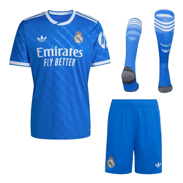 Men's Real Madrid Third Away Jersey Full Kit 2025/26 - thejerseys