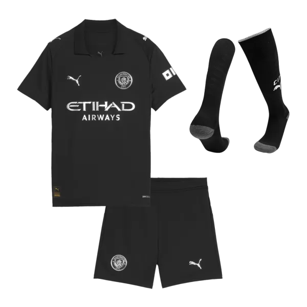 Kid's Manchester City Away Jersey Full Kit 2025/26 - thejerseys