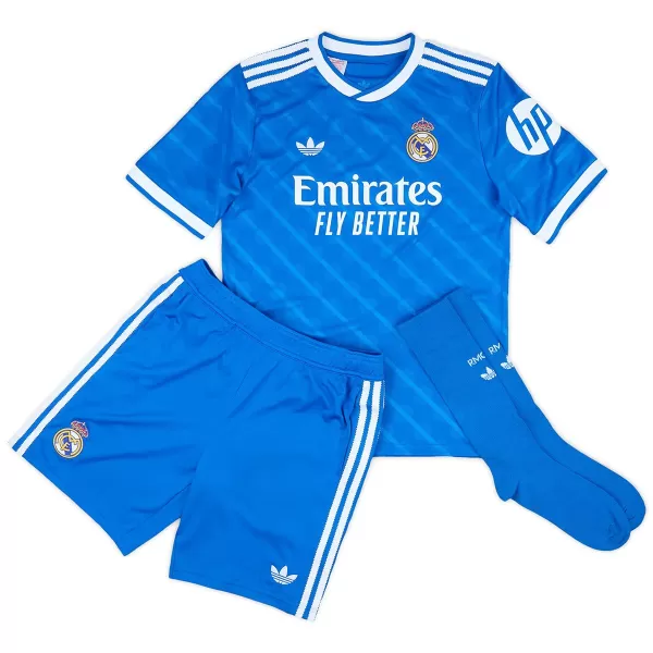 Kids Real Madrid Third Jersey Full Kit 2025/26 - thejerseys
