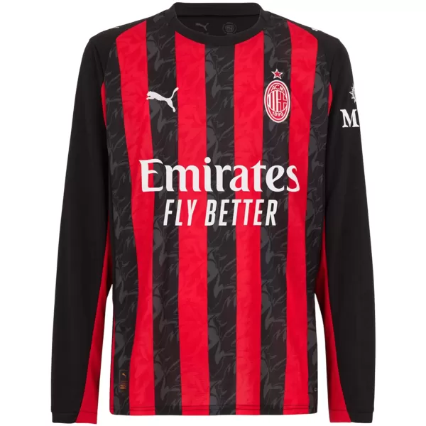 AC Milan Home Long Sleeve Jersey 2025/26 - thejerseys
