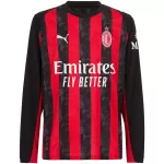 AC Milan Home Long Sleeve Jersey 2025/26 - thejerseys