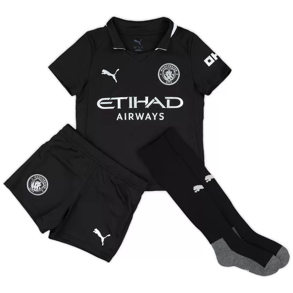 Kids Manchester City Away Jersey Full Kit 2025/26 - thejerseys