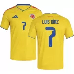 LUIS DíAZ #7 Colombia Home Jersey World Cup 2026 - thejerseys