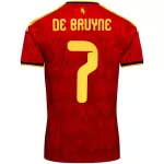 DE BRUYNE #7 Belgium Home Jersey World Cup 2026 - thejerseys