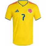 LUIS DíAZ #7 Colombia Home Match Jersey Player Version World Cup 2026 - thejerseys