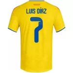 LUIS DíAZ #7 Colombia Home Match Jersey Player Version World Cup 2026 - thejerseys