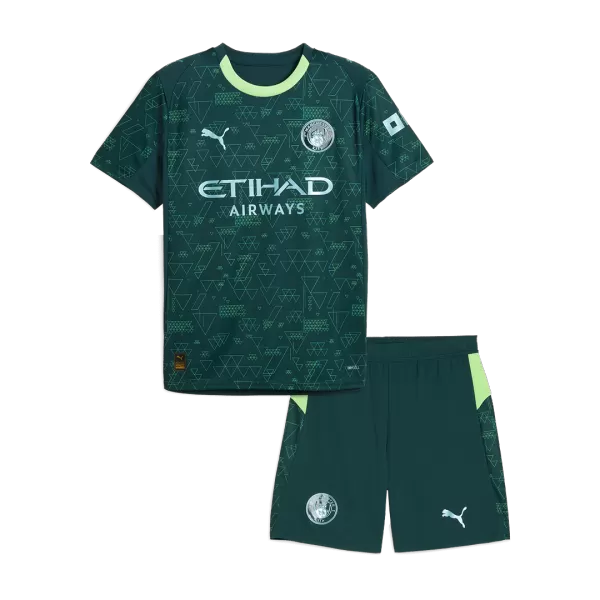 Kids Manchester City Jersey Kit 2025/26 - thejerseys