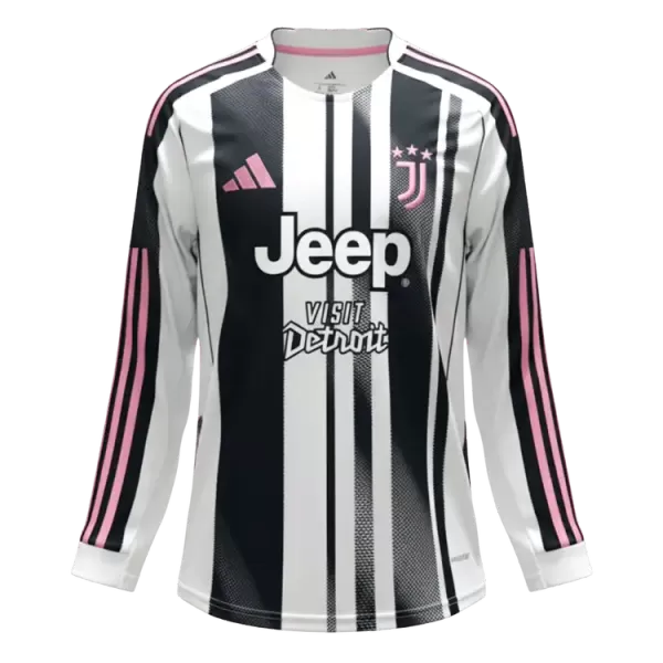 Juventus Home Long Sleeve Jersey 2025/26 - thejerseys