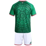 Kids Mexico Home Jersey Kit World Cup 2026 - thejerseys