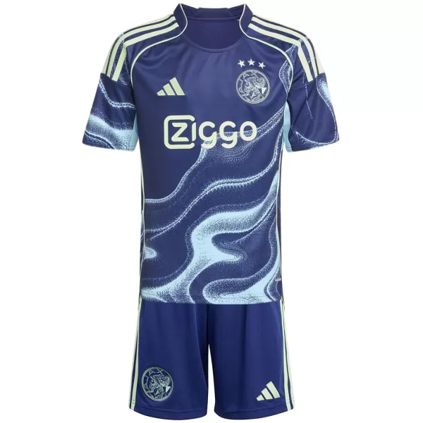 Kids Ajax Away Jersey Kit 2025/26 - thejerseys