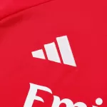 Arsenal 1/4 Zipper Sweat Kit(Top+Pants) Red 2025/26 - thejerseys