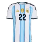 Argentina L.MARTÍNEZ #22 Home Match Jersey World Cup 2026 - thejerseys
