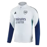 Arsenal 1/4 Zipper Sweat Kit(Top+Pants) White 2025/26 - thejerseys