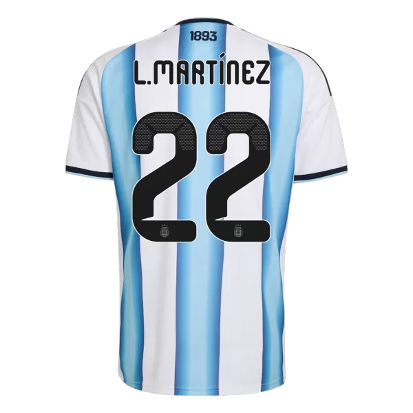 L.MARTÍNEZ #22 Argentina Home Jersey World Cup 2026 - [Super Quality] - thejerseys
