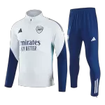 Arsenal 1/4 Zipper Sweat Kit(Top+Pants) White 2025/26 - thejerseys