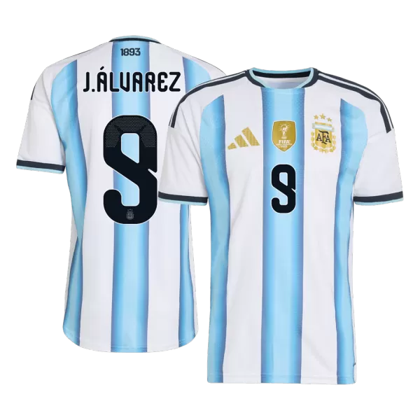 Argentina J.ÁLVAREZ #9 Home Match Jersey World Cup 2026 - thejerseys