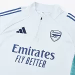 Arsenal 1/4 Zipper Sweat Kit(Top+Pants) White 2025/26 - thejerseys