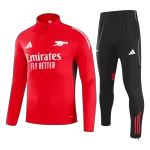 Arsenal 1/4 Zipper Sweat Kit(Top+Pants) Red 2025/26 - thejerseys
