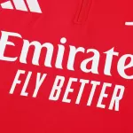 Arsenal 1/4 Zipper Sweat Kit(Top+Pants) Red 2025/26 - thejerseys