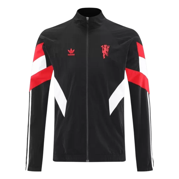 Manchester United Windbreaker Jacket Black 2025/26 - thejerseys