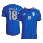 BARELLA #18 Italy Home Match Jersey World Cup 2026 - thejerseys