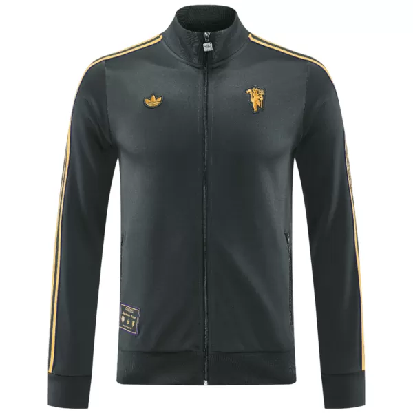 Manchester United Training Jacket Black 2025/26 - thejerseys