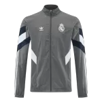 Real Madrid Windbreaker Jacket Gray 2025/26 - thejerseys