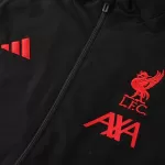 Liverpool Windbreaker Jacket Black 2025/26 - thejerseys