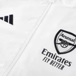 Arsenal Windbreaker Jacket White 2025/26 - thejerseys
